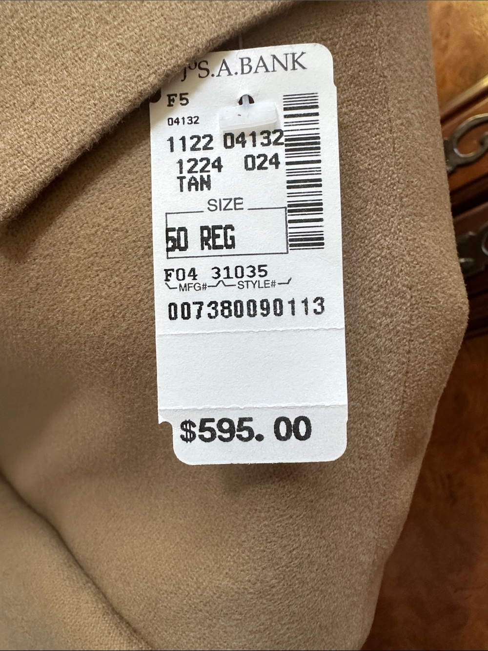 Jos. A. Bank Classic Men's 100% Cashmere Jacket - Picture 4 of 11